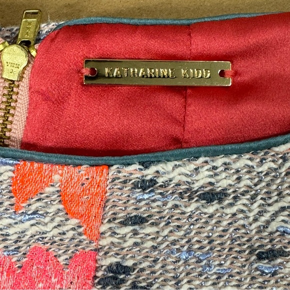 SALE NWOT $500 NEON PINK FIT AND FLARE SKATER DRESS - Picture 8 of 9